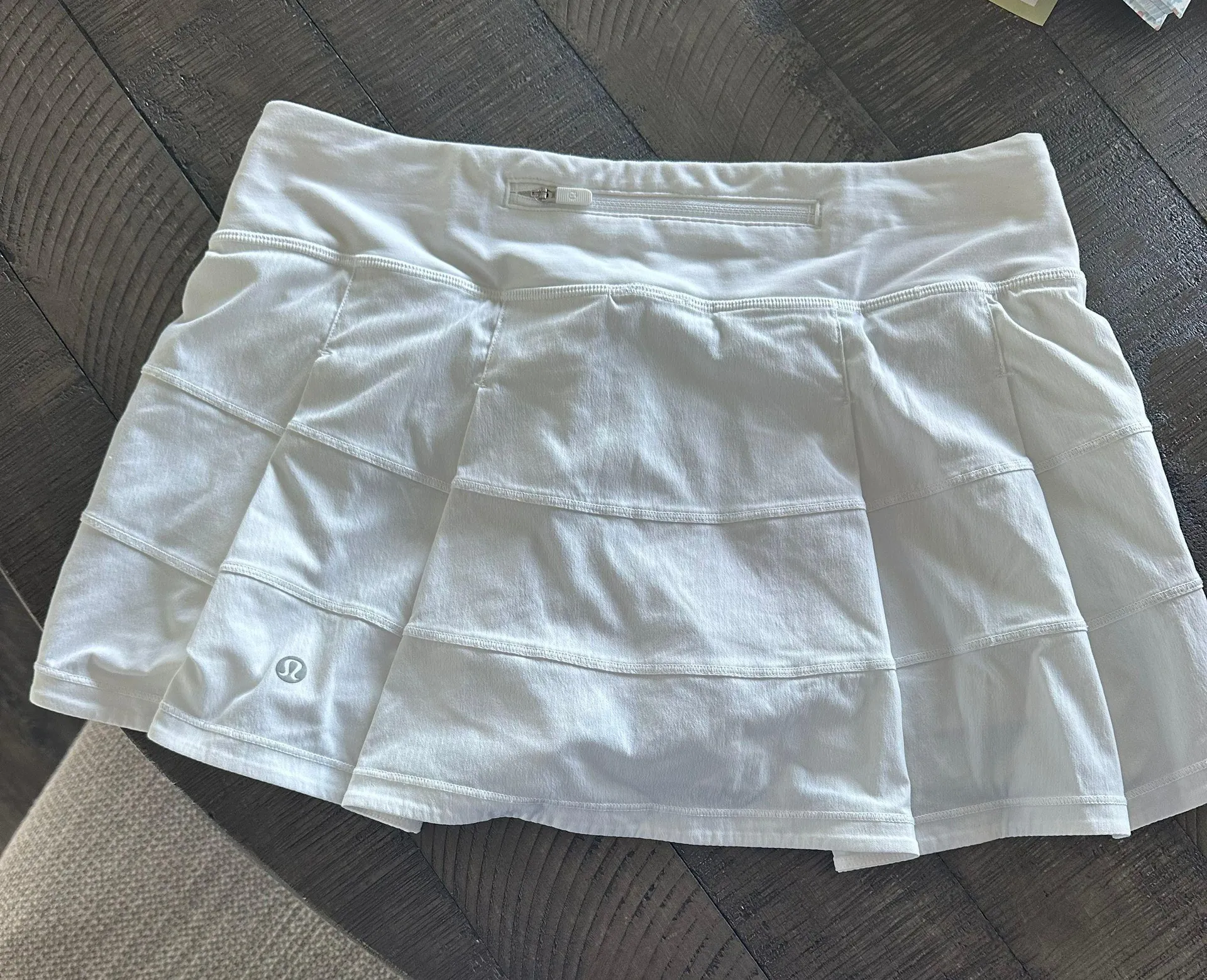 Lululemon Pace Rival Skirt White Size 6 - Image 2