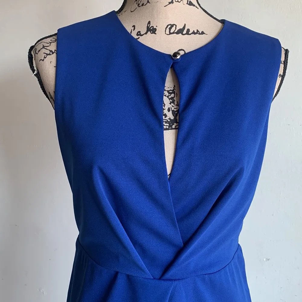 Gracia Royal Blue Shift Dress Size Medium NWT - Image 4