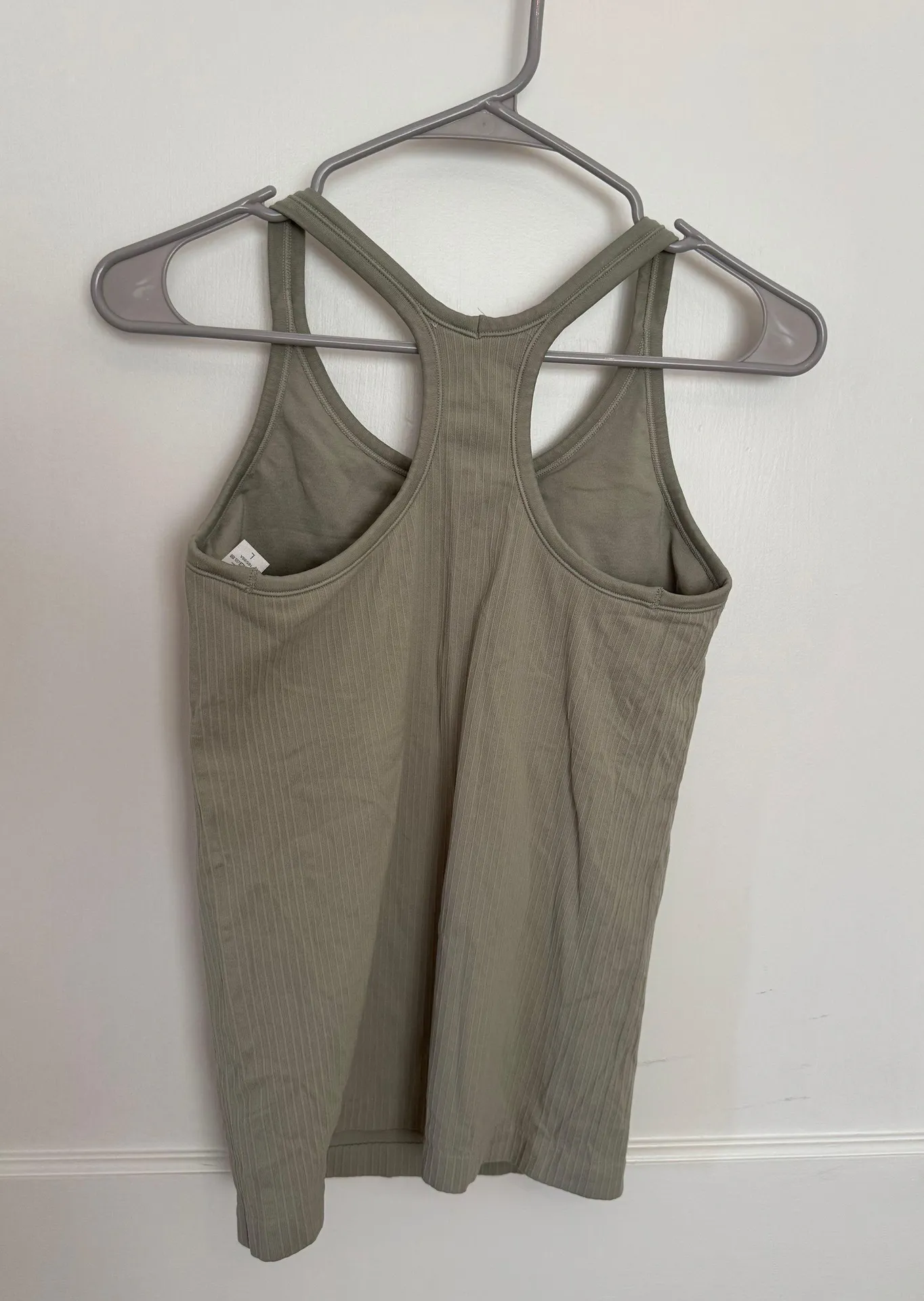 Sage Green Workout Tank Top - Image 2