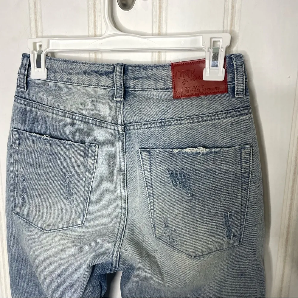 One Teaspoon Awesome Baggies High Waist Straight Leg Jean - Image 5