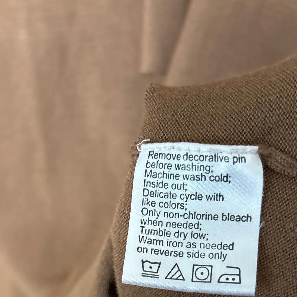 Pierre Cardin‎ Brown Sweater Top Size XL - Image 7