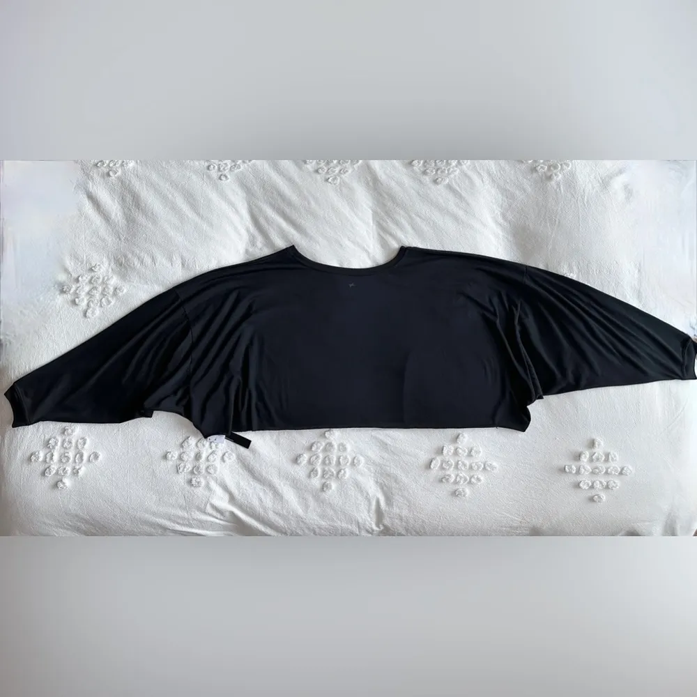 NWT  Out From Under Addison Cozy Cropped Long Sleeve - Black - M - Image 6