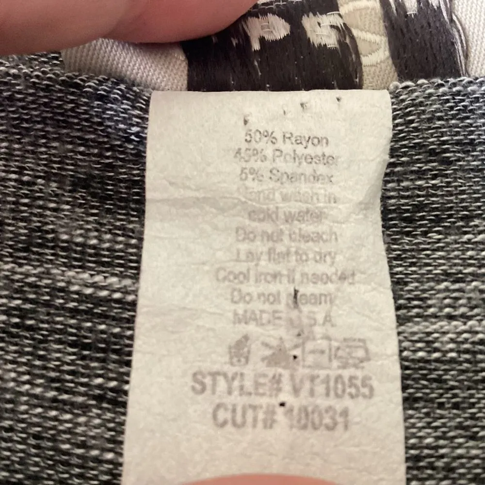 Vibe USA Shawl Cardigan Gray Size L - Image 5