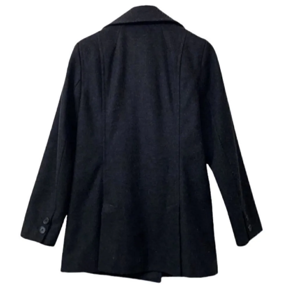 J.Crew Gray Peacoat(Size Small) - Image 4