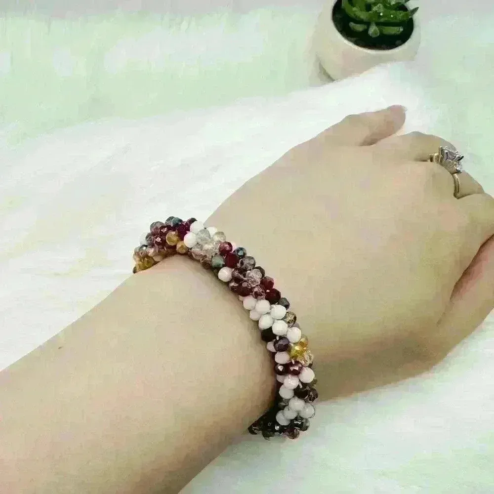 Colorful Autumn Beaded Bracelet - Image 2