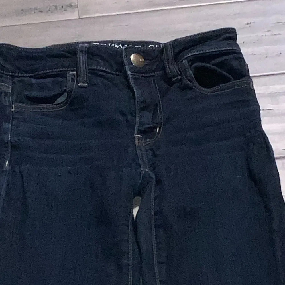 American Eagle Dark Wash Stretch Jeggings Size 00 - Image 11