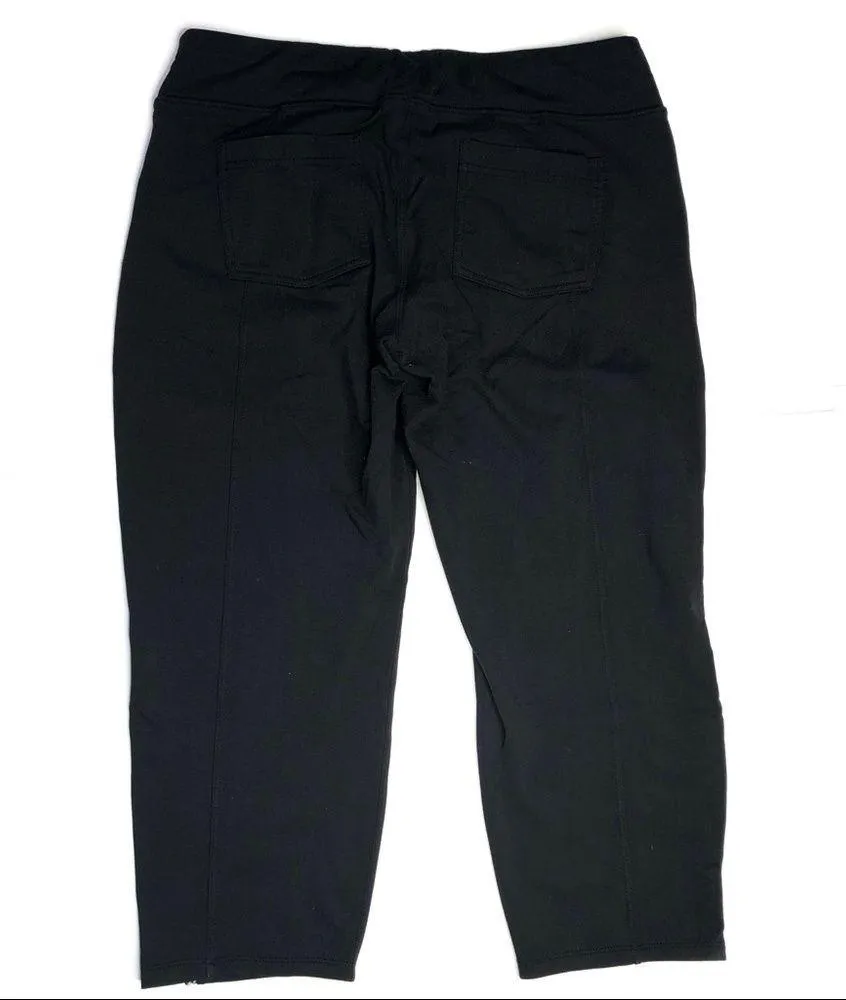 Athleta Metro Capri Straight Leg Black - Image 2