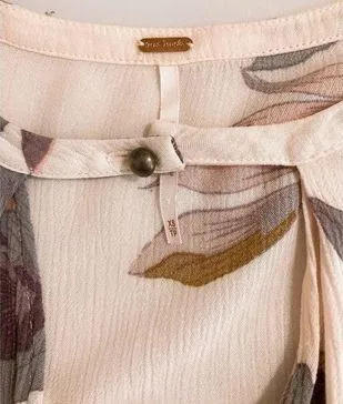  Free People Tree-swing longsleeve choker Blouse - Image 5