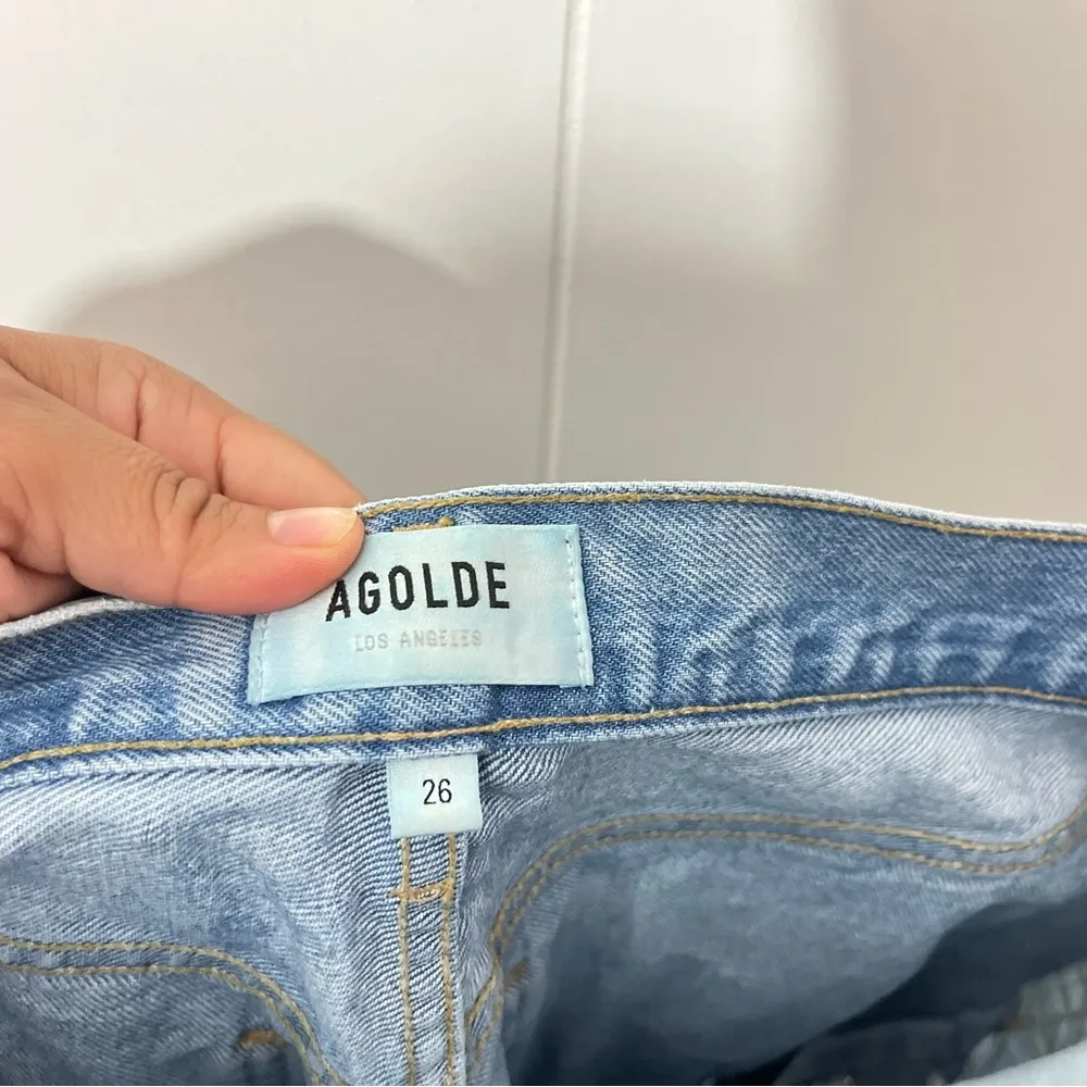 AGOLDE 90s Mid Rise Loose Fit Distressed Jeans Revolve Style #A069C-811 Size 26 - Image 9