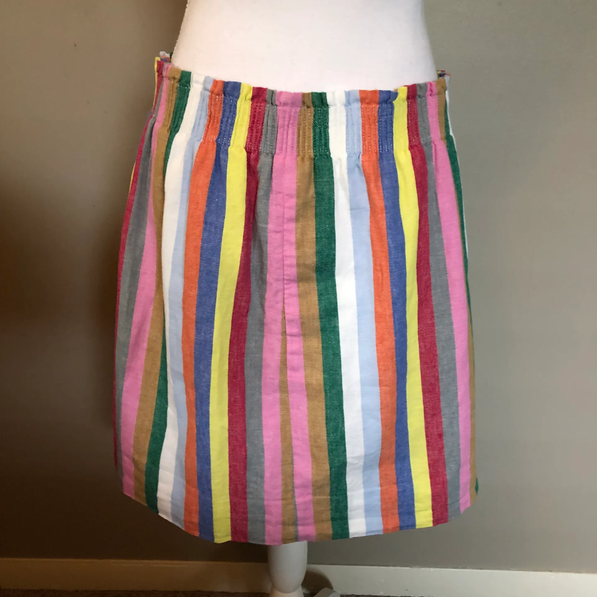 J Crew Striped Skirt Womens 12 Used - Image 13