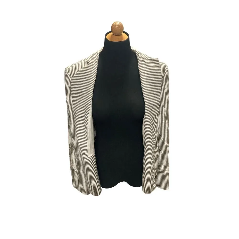 Akris cashmere and silk striped blazer - Image 3
