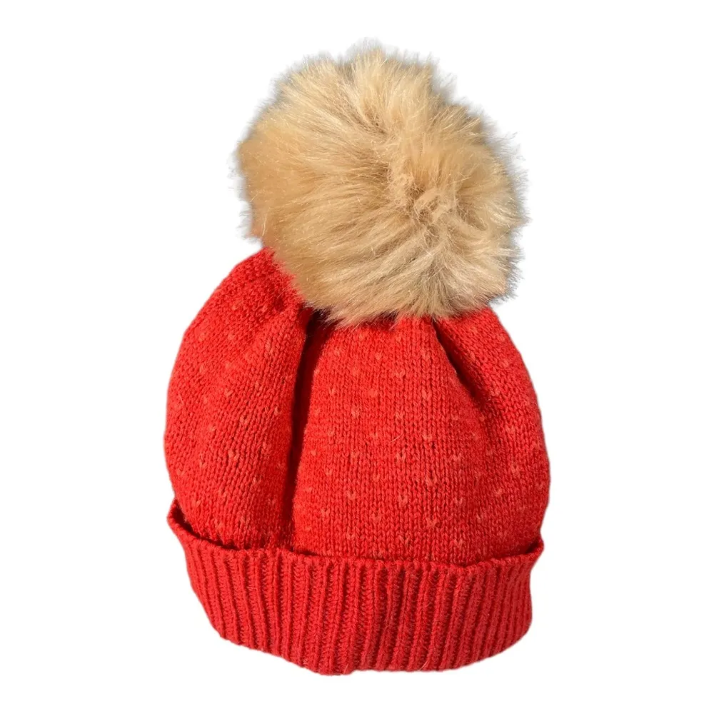 Nor la Canada wool orange red hat with headband lining - Image 2