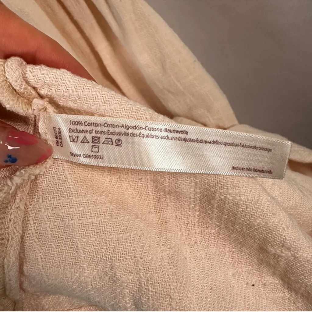 Free People Cotton Button Front Midi Dress
Cottagecore Cotton Boho Bridal Small - Image 13