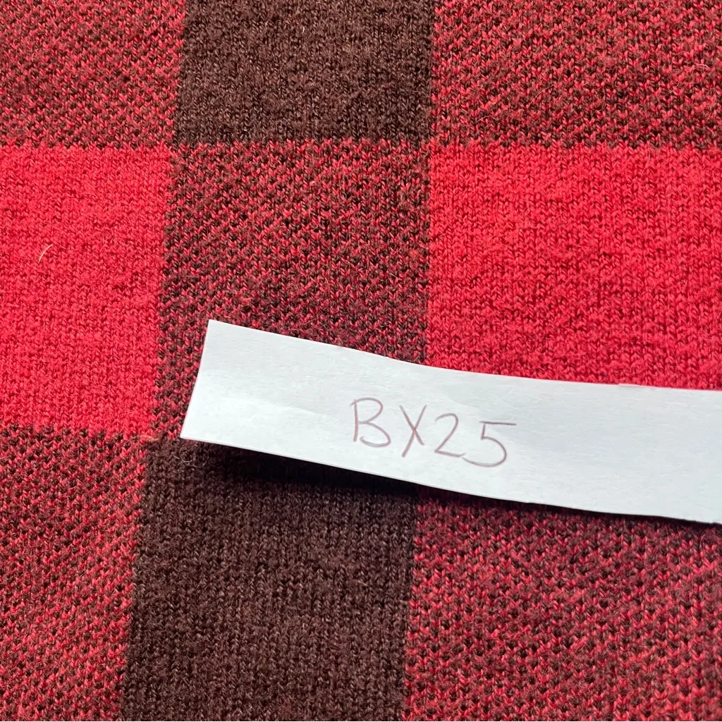 Field Flower Red and Black Knit Sweater - Image 12