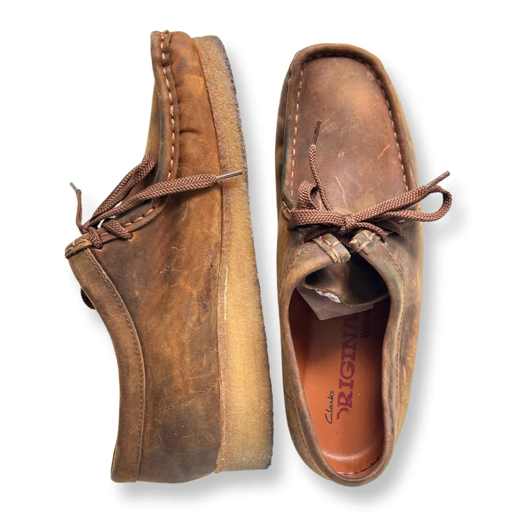 Clark’s NWOT Brown Leather OG Wallabe Booties Sz 9 - Image 2