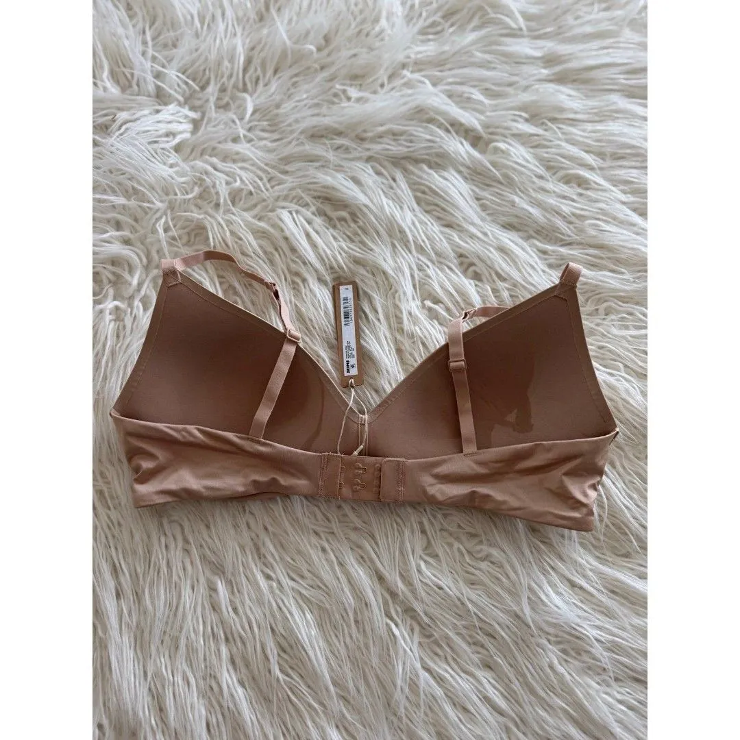 Skims Wireless Form Pushup Plunge Bra Clay Size 36C - Image 6