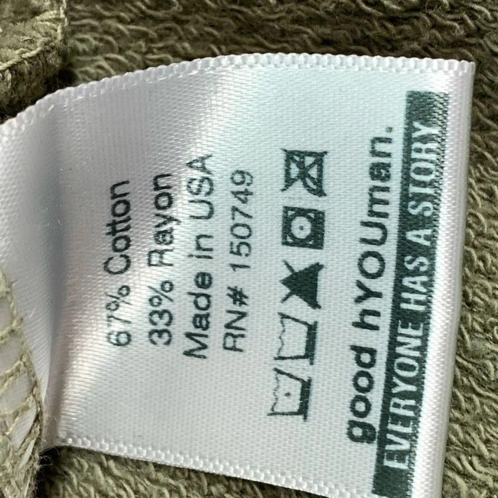 Good hYOUman cropped hoodie size small - Image 2