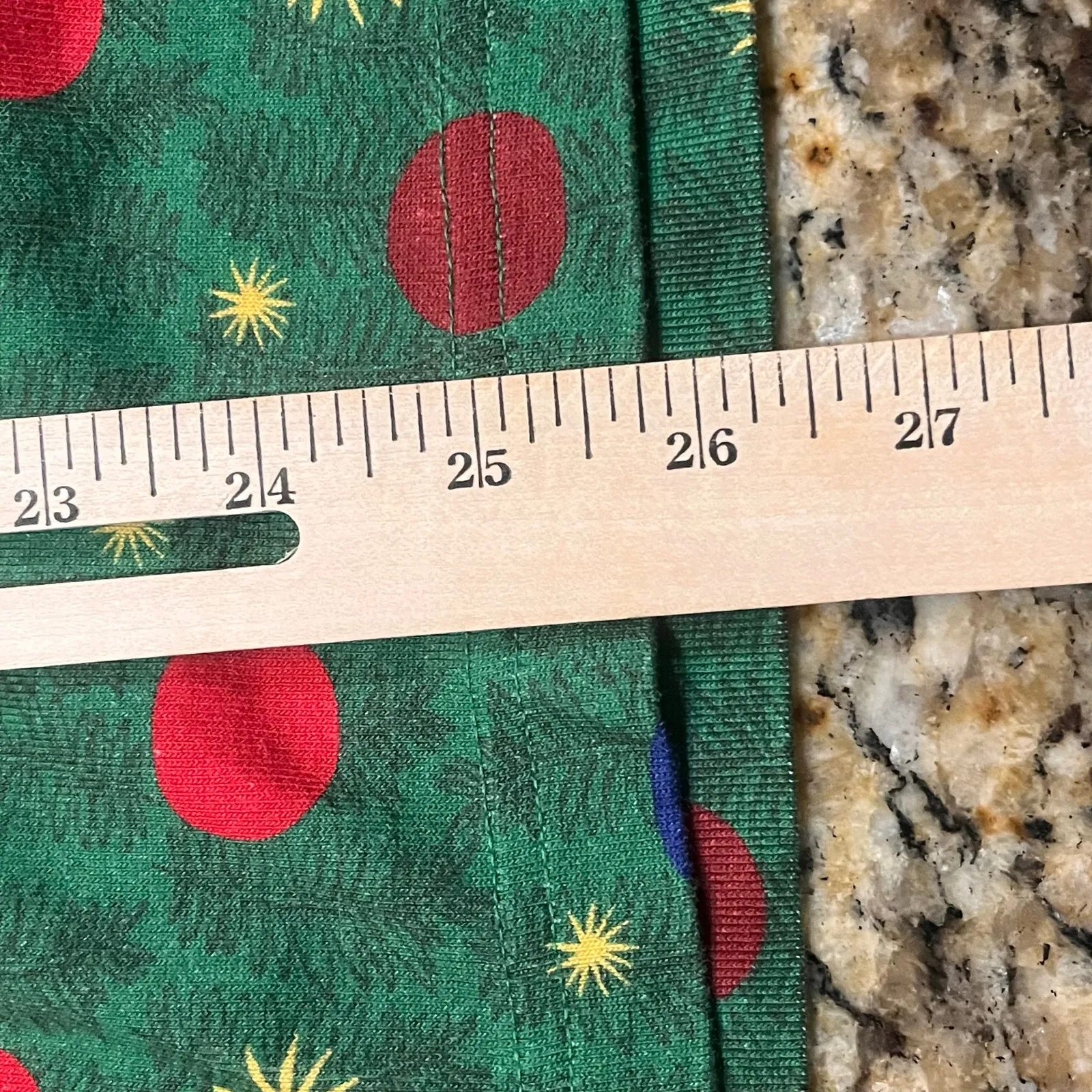 HANNA ANDERSSON Womens Medium Holiday‎ Spot Light Pajama Top Long Sleeve Cotton Green - Image 4