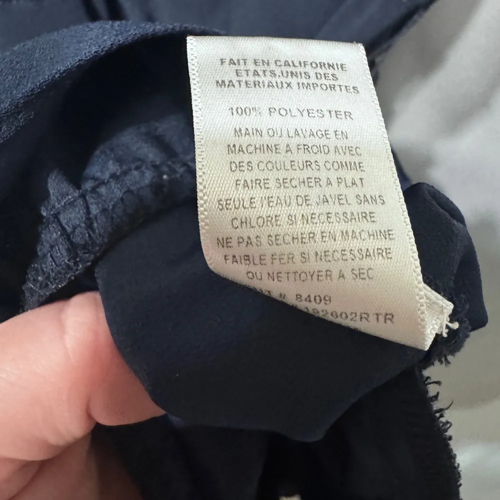 NWOT Trina Turk Romper XS Navy faux wrap belted-like new!! - Image 9