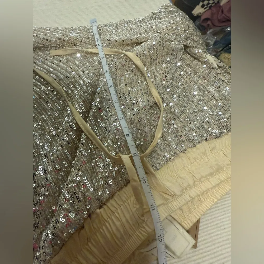 Style Rack Silver Sequin Joggers - Image 6