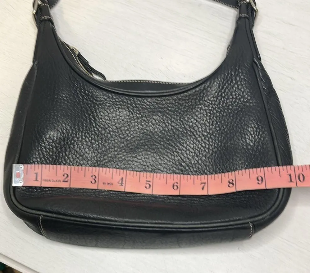 Coach Vintage Y2K Top Handle Hobo Pebbled Leather Baguette - Image 12