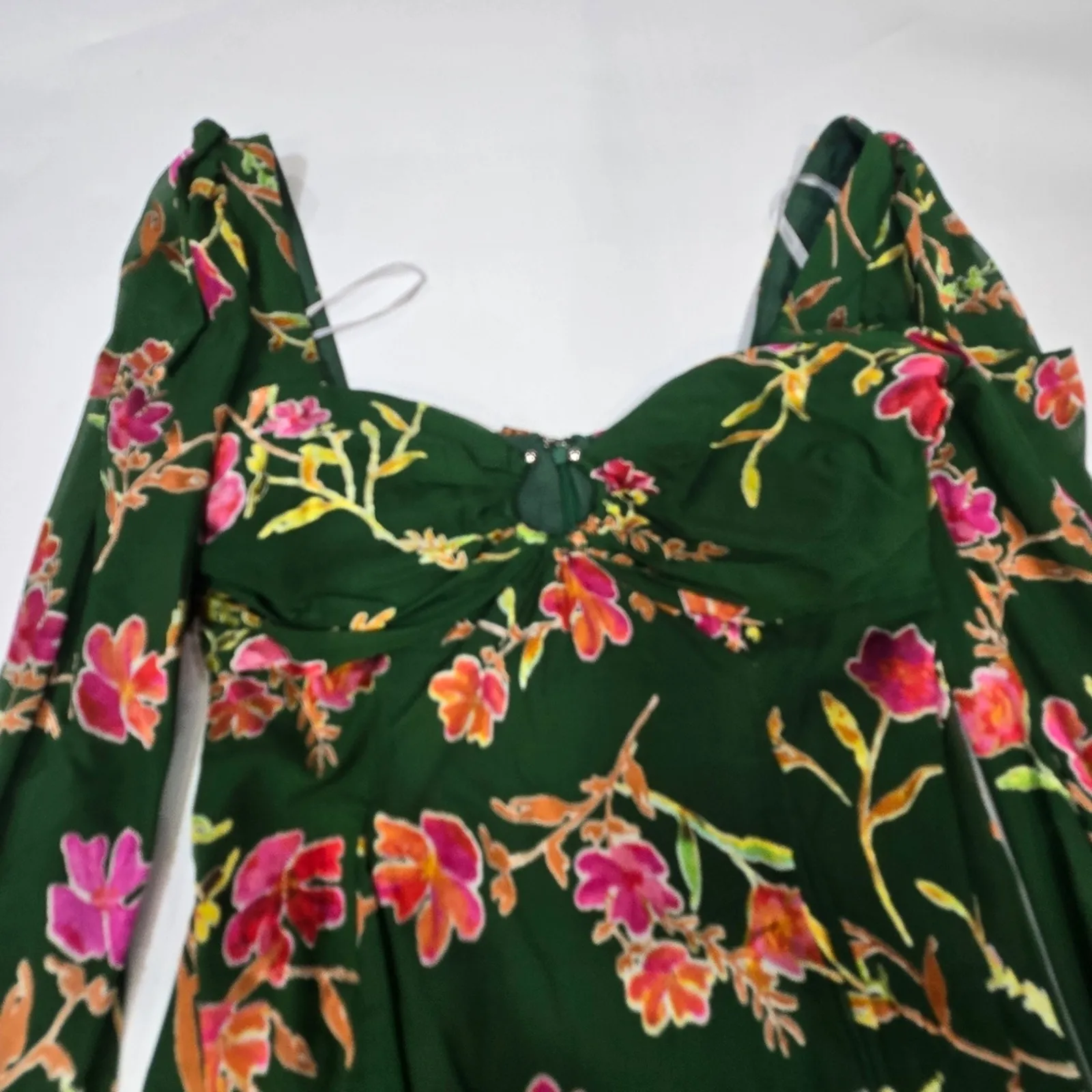 Lovers and Friends Marcella Mini Dress in Jade Floral Small - Image 5