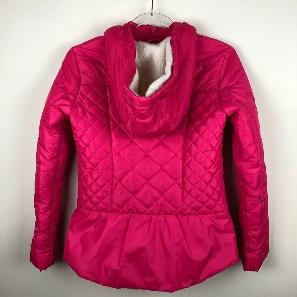 Xhilaration Pink Quilted Puffer Jacket Small Puffy - Image 6