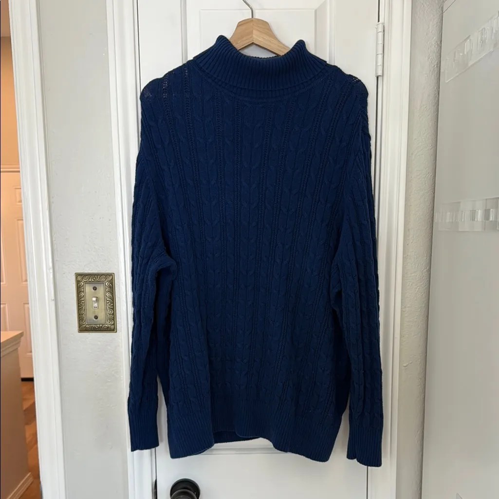 St. John’s bay cable knit turtleneck sweater - Image 3