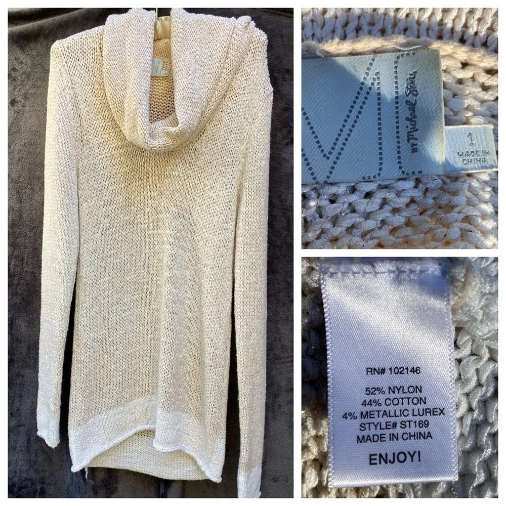 Michael Stars  Cowl Neck‎ Sweater - Image 3