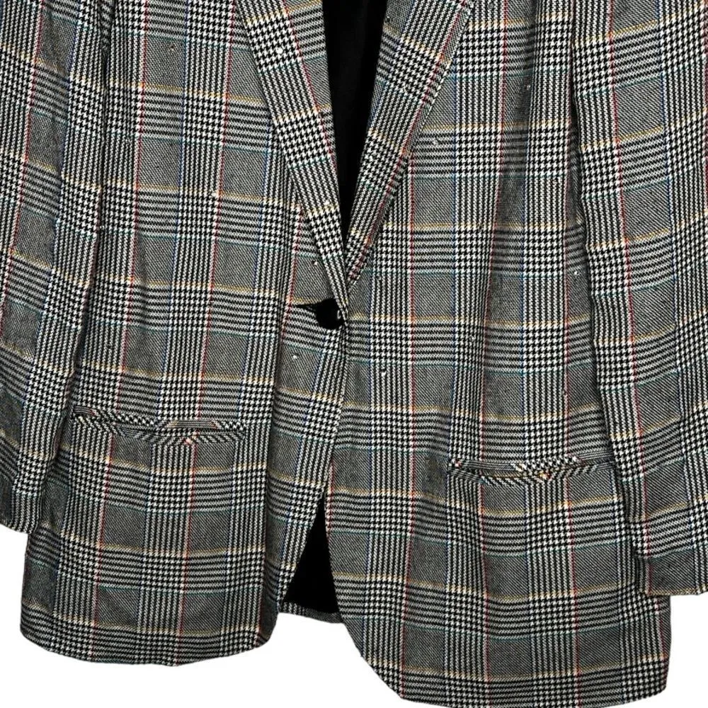 Vintage Azzurri‎ Blazer with Rhinestones Size 8 - Image 3
