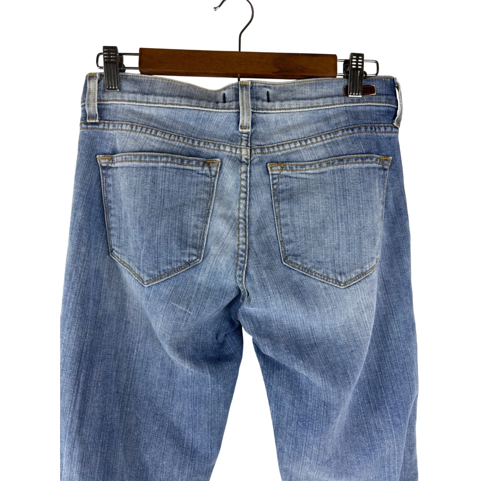 Principle Denim Innovators Size 27 Two Toned Hem Jeans American Made Denim Blue - Image 7