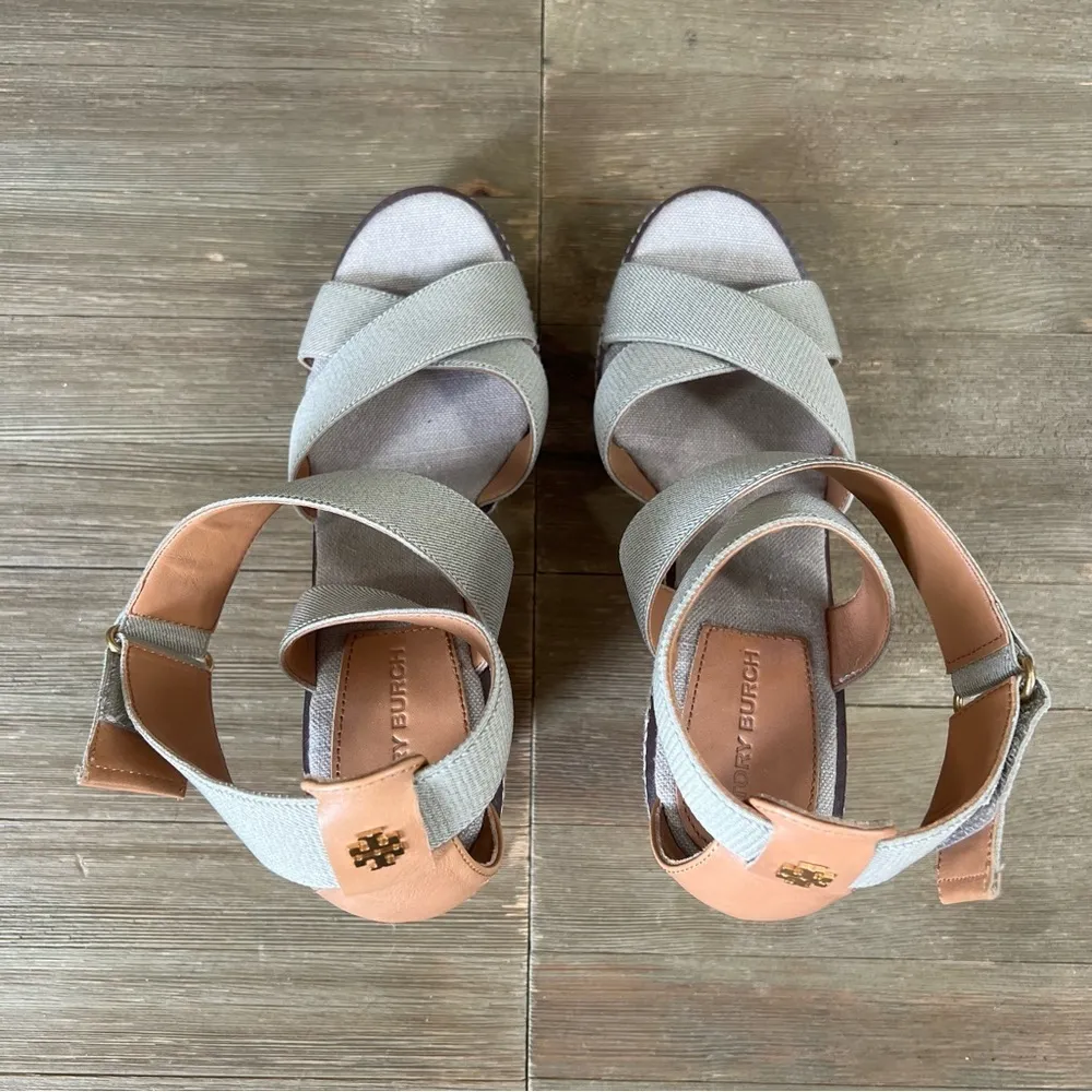 NEW Tory Burch Frieda Espadrille Wedges - Image 8