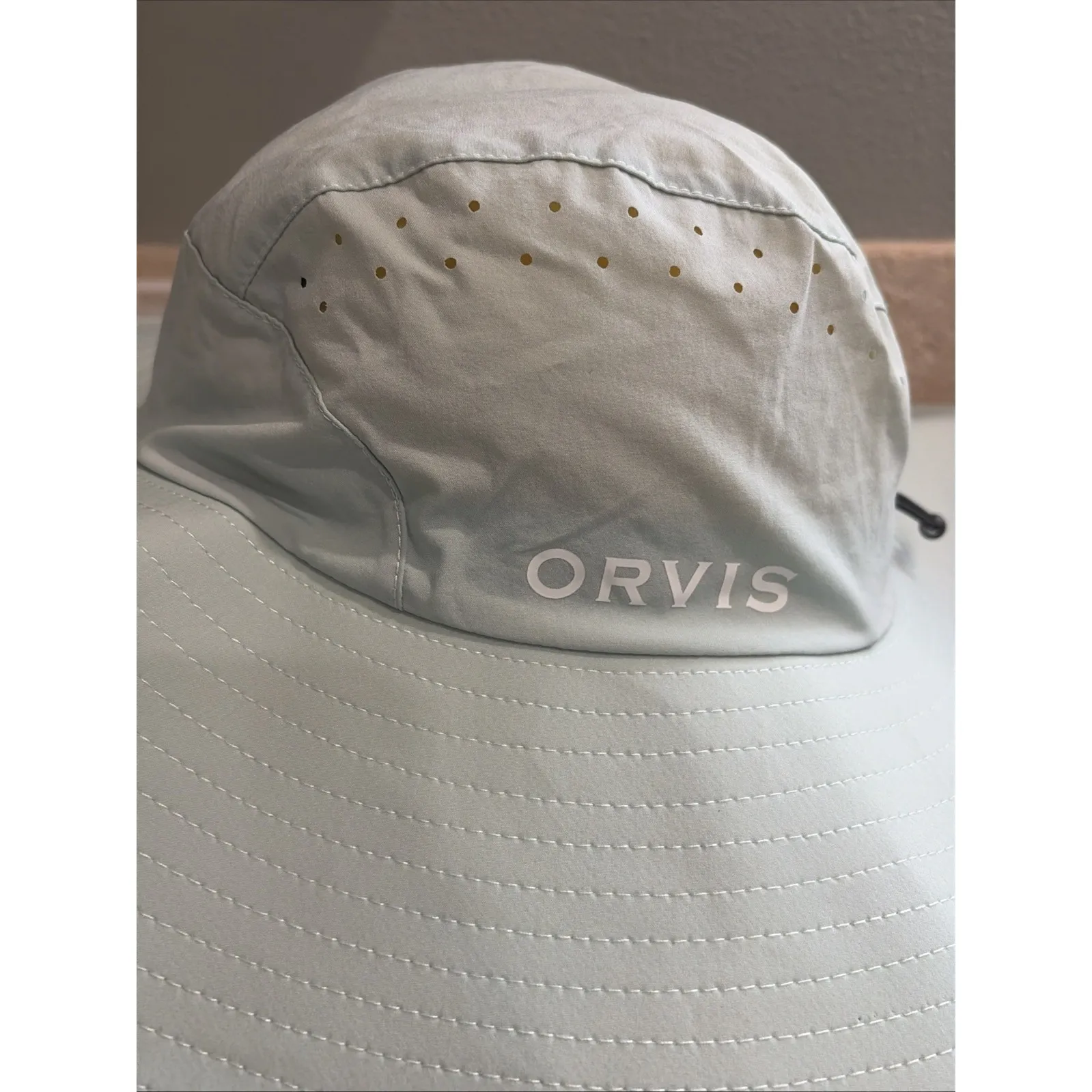 ORVIS Light Green Wide Brim Nylon Breathable Performance Sun Hat One Size Unisex - Image 5