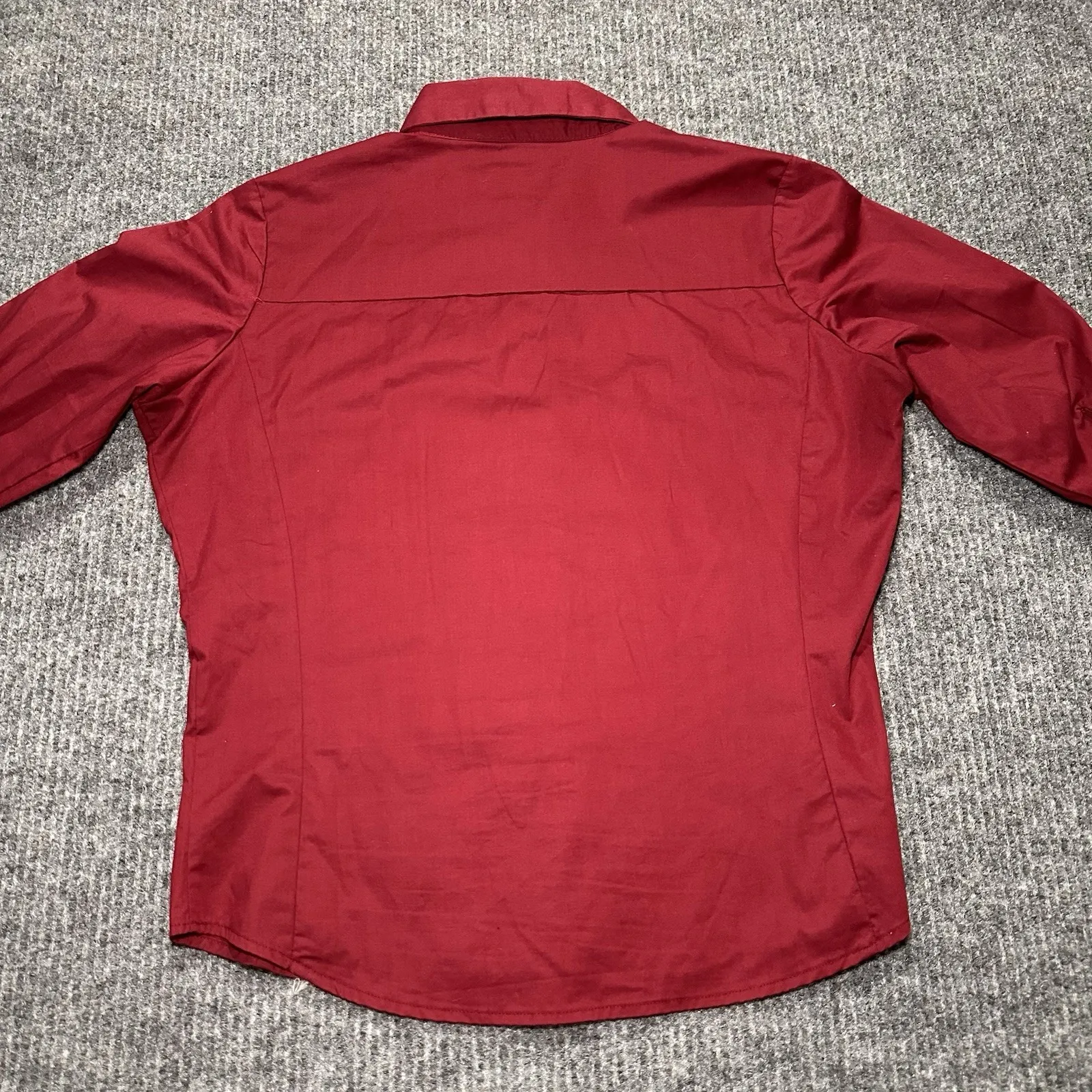 Texas A&M Aggie Long‎ Sleeve Button Up Shirt Women Sz Small Blue Generation Red - Image 6