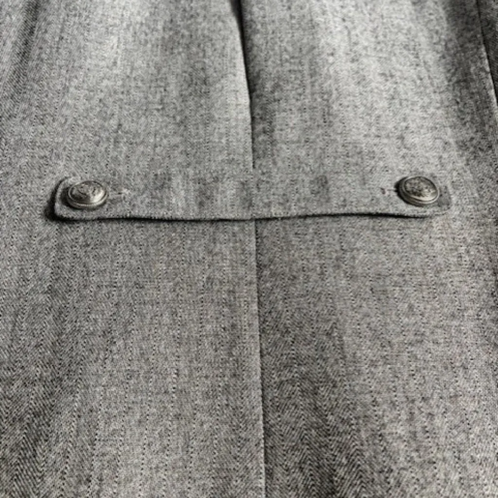 John Meyer Collection Gray Blazer 12 Tailored Timeless Classic Career 1 Button - Image 4