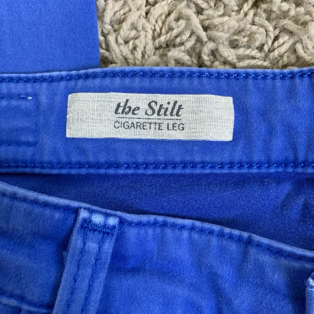 AG Adriano Goldschmied the stilt cigarette leg blue chino pants - Image 2