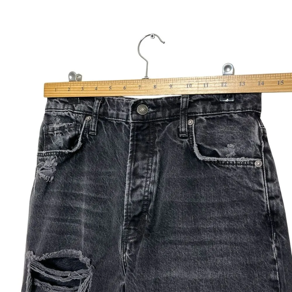 Free People We The Free Baggy Boyfriend Jeans Women's Size 27 Distressed - Image 13