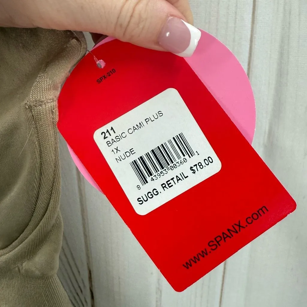 Spanx Women’s 1X Nude Basic Cami Plus Tank New - Image 3