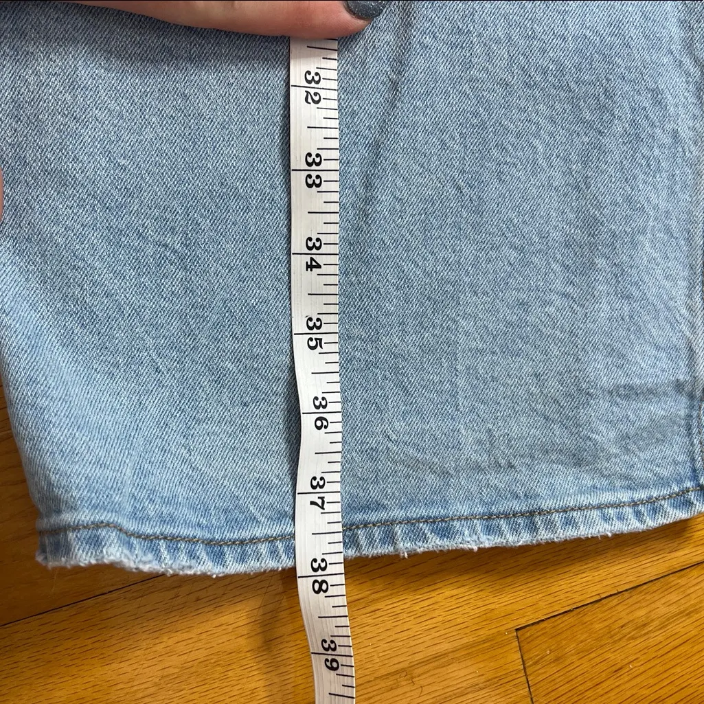 Universal Thread MIDI Front slit denim jean skirt - Image 8