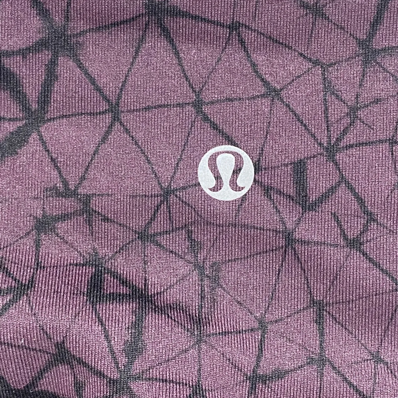 Lululemon Leggings‎ Purple Geometric Print Athletic Yoga Pants Womens Size 6 (S) - Image 8