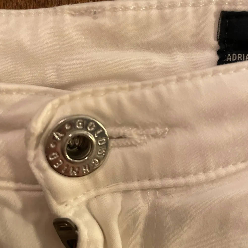 Adriano Goldschmied AG the Stilt Cigarette Leg White Pants 29R - Image 7