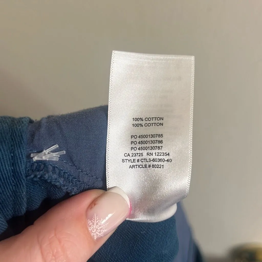 Aritzia Tna Topeka Cargo Teal Sz 2 Pants - Image 8