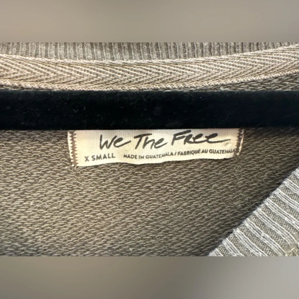 NWOT Free People We The Free Camden Sweatshirt - dolphin - XS - Image 8