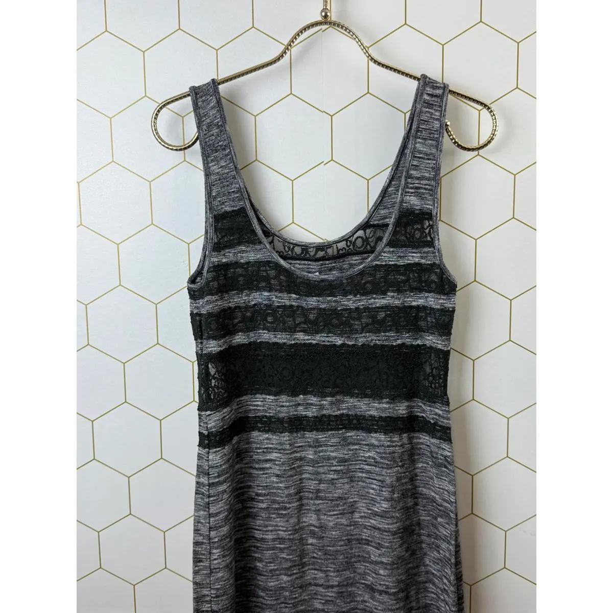 Free People Gray Hazy Daze Lace Maxi Dress - Size - Small - Image 4