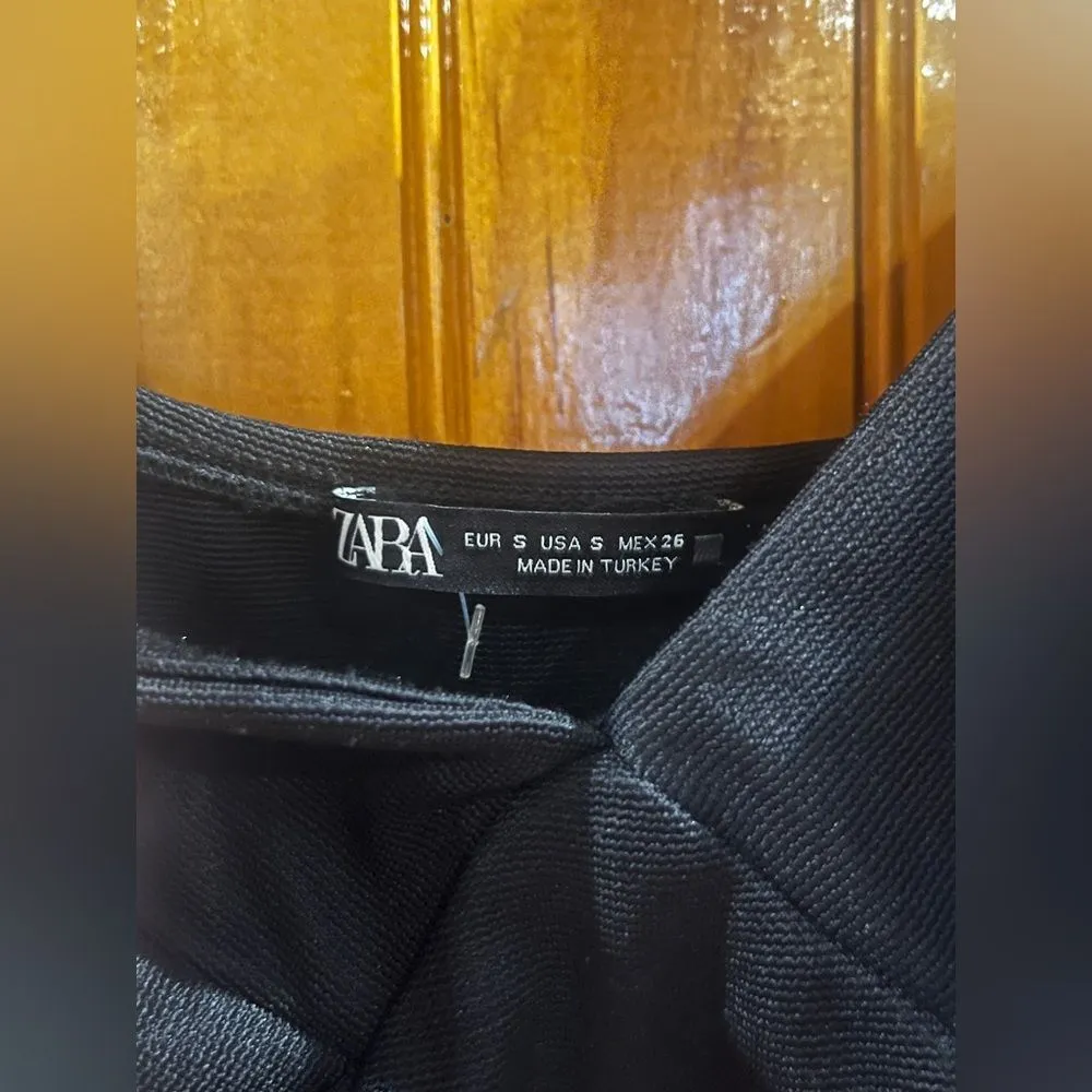 Zara Bustier sweetheart crop top Black SIZE S - Image 6