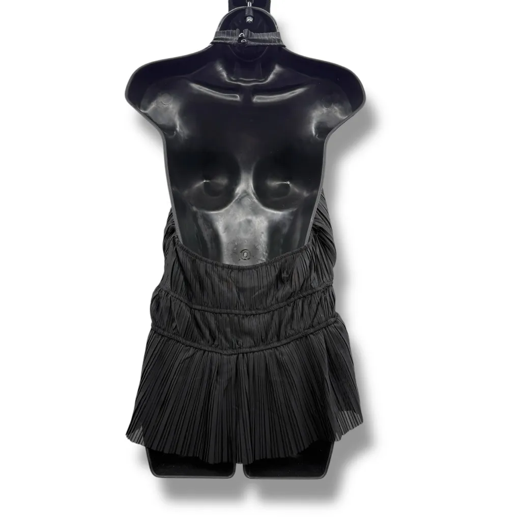 Anthropologie En Elly Black Pleated Halter Neck‎ Open Back Top Sz M NEW - Image 3