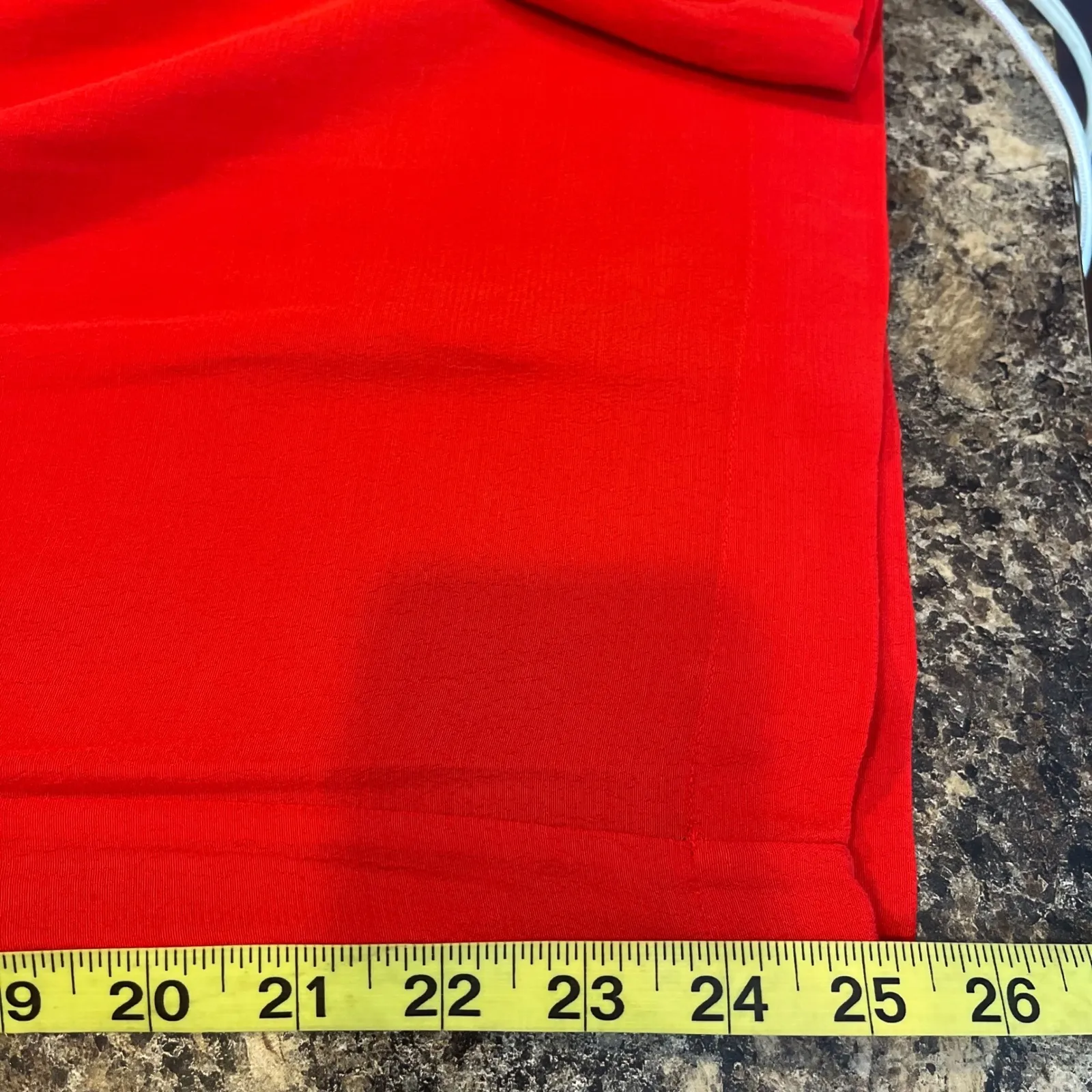 Wilfred Aritizia Red Wide Leg Crop Pants Tie in the Back Small Elastic Waist - Image 13