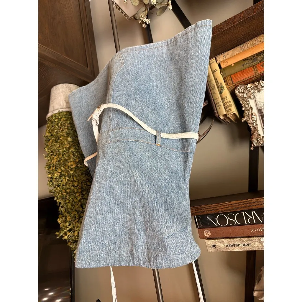 retrofete Rayne Dress Vintage Oasis Womens Size Large Blue - Image 5