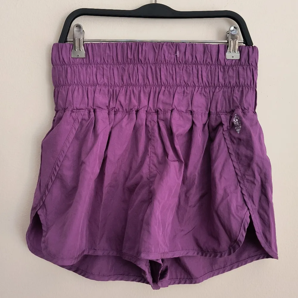 Free People Movement  Purple The Way Home Run Athletic Shorts Medium - Image 5