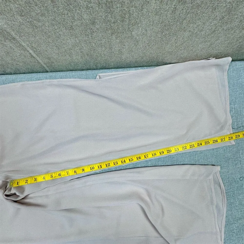 Vintage R&M Richards Women's Wide-Leg Side Slit Formal Dress Pants Size 16 - Image 8